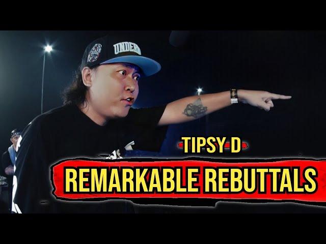 FlipTop - Remarkable Rebuttals | TIPSY D