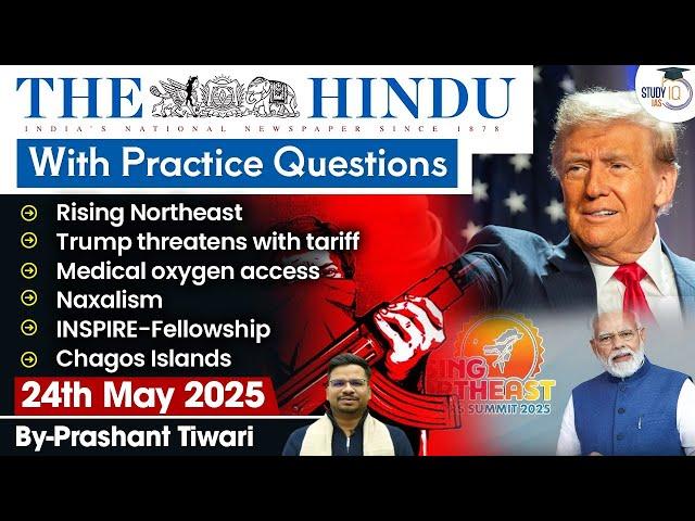 The Hindu Analysis | 24th May 2025 | The Hindu NewsPaper Today With Practice Questions