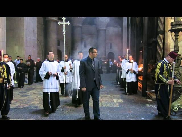 Church of The Holy Sepulchre, Jerusalem: Franciscan Solemn Procession