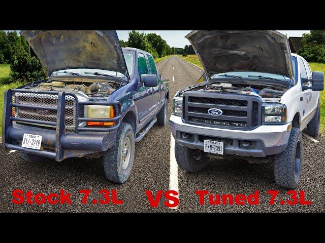 Stock 7.3L vs Tuned 7.3L Powerstroke