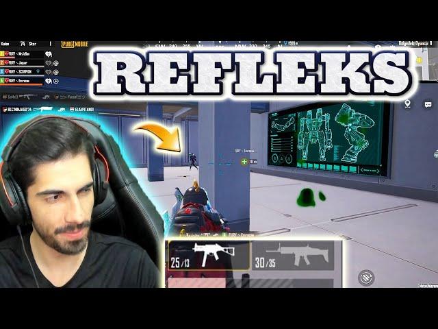 RAKİBE ÇOK İYİ REFLEKS ATTIM  !! PUBG MOBİLE FURY TEAM