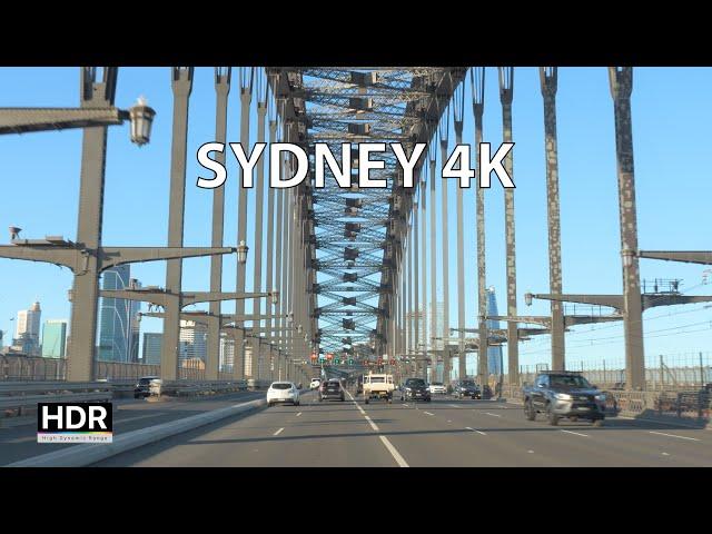 Driving Sydney 4K HDR - Morning Drive - Australia