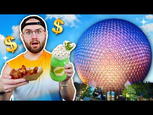 I Ate Epcot's Food & Wine Festival For 24 HOURS! Disney World International Food REVIEW