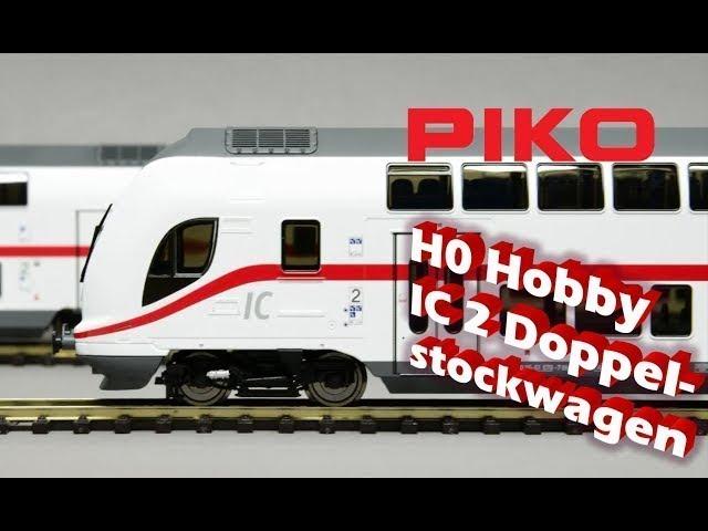 PIKO [V065EN subtitle] H0 Hobby IC 2 bilevel cars - model presentation