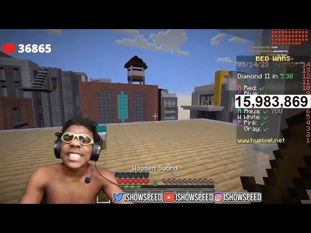 iShowSpeed Plays BEDWARS AND RAGES ( FULL GAME)