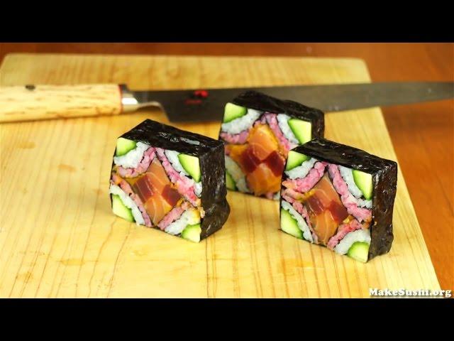 The most beautiful sushi roll ever