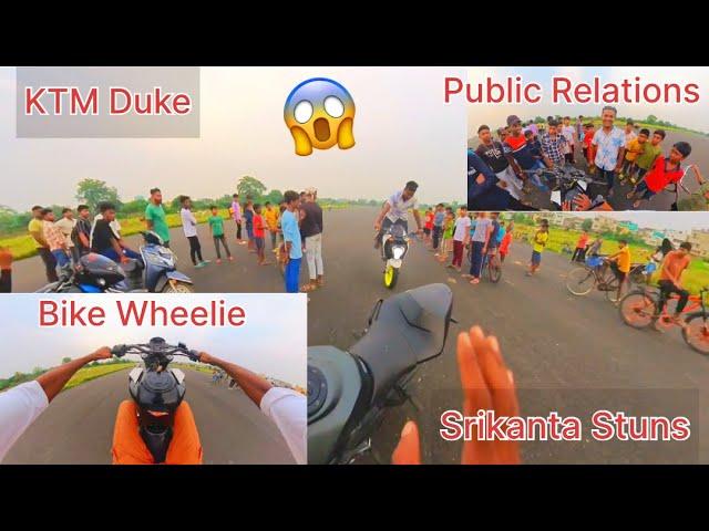 Srikanta StuntsKTM DUKE 250| RC200 |Stunts Video @RiderSrikanta_440