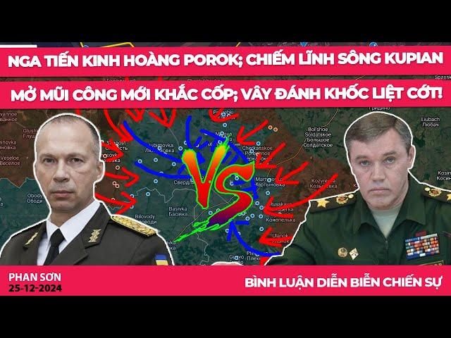 Nga tiến kinh hoàng Porok; chiếm lĩnh sông Kupian; mở mũi công mới Khắc Cốp; vây đánh khốc liệt Cớt!