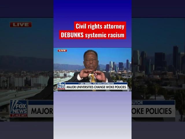 Civil rights attorney Leo Terrell: There is no systemic racism! #shorts