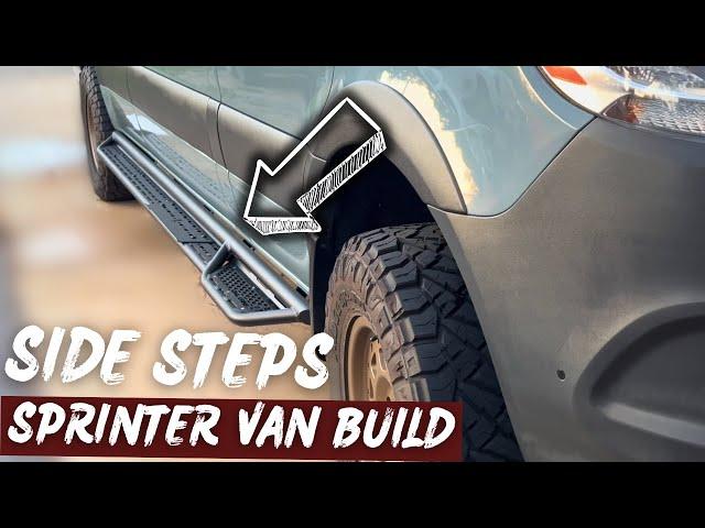 Installing Side Steps by Owl Vans | Sprinter Van Build