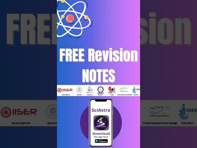 IAT & NEST 2023 Free One Shot Revision Notes