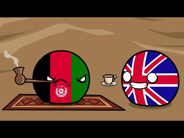 Afghanistan Yeets The British Empire | Countryballs