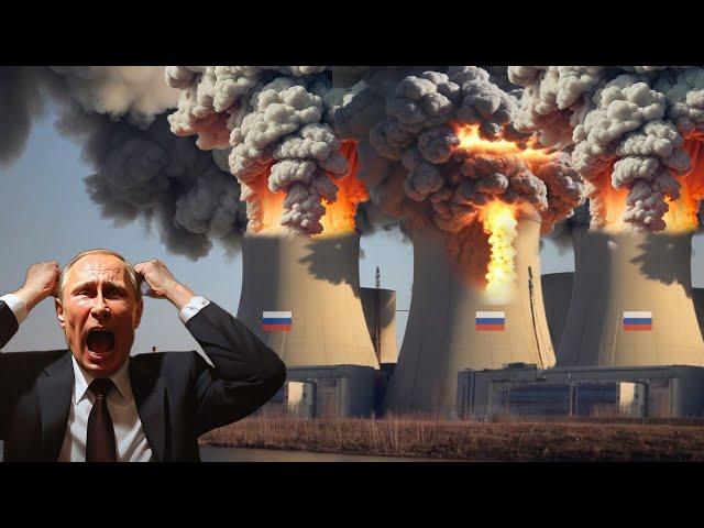 1 minute ago! 900,000 Ukrainian Hypersonic Missiles Destroy Russia's Largest Nuclear Plant