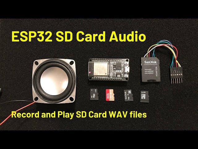 Record & Playback Audio on ESP32 SD Card: Step-by-Step Guide & Demo