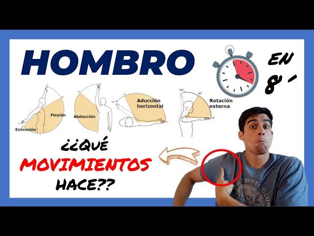  MOVIMIENTOS DEL HOMBRO | Biomecánica | Anatomía| Escapulohumeral - Glenohumeral