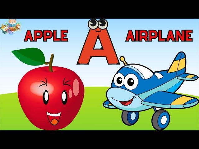 ABC Song for Kids | A for Apple  A for Airplane ️ | B for Ball  B for Bear  | Alphabet Song