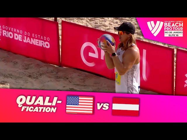 Smith/Webber vs. Seiser/Kindl - Qualification Highlights | Rio de Janeiro 2024 #BeachProTour