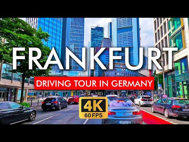  Frankfurt Driving Tour 2024 Germany 4K Video. Explore Römerberg, Main River and Museumsufer.