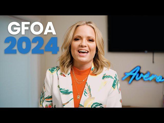 Avero Advisors - GFOA 2024 Announcement!
