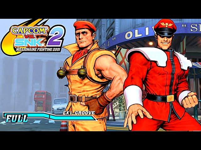 【TAS】 CAPCOM VS. SNK 2【Rolento & M. Bison】