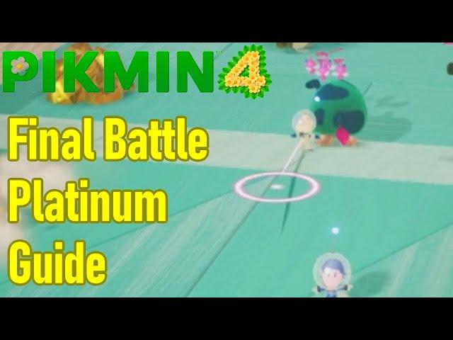 Pikmin 4 final battle platinum medal guide / walkthrough, (dandori battle)