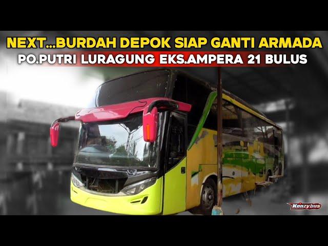 Kenzibus Berkunjung ke Bengkel Bodi Repair! Melihat Armada Eks.AMPERA 21 Po.Putri Luragung