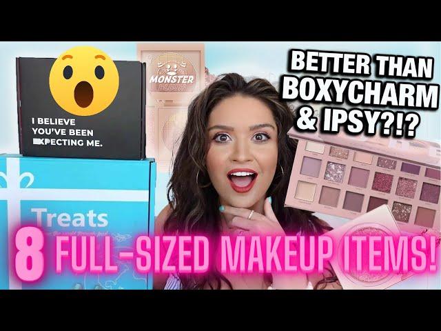 IS THIS BOX BETTER THAN BOXYCHARM AND IPSY?!? | 8 FULL-SIZE Makeup Items! New Subscription Boxes!