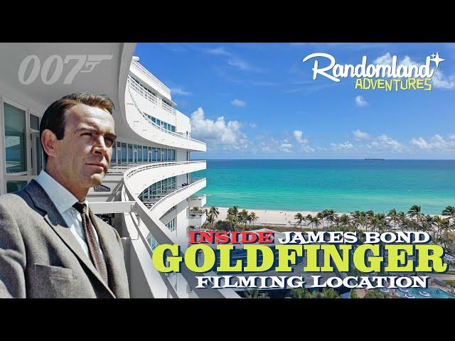 Inside the Goldfinger Hotel: James Bond Filming Location!