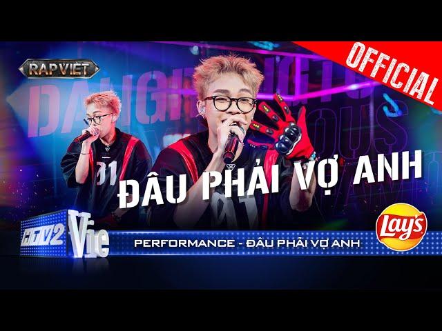 ĐÂU PHẢI VỢ ANH - Dangrangto khiến khán giả mê đét, nhận về 4 NÓN VÀNG | Rap Việt 2024 [Performance]