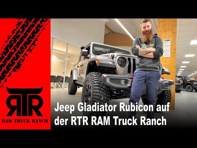 Jeep Gladiator und Wrangler auf der RTR - RAM Truck Ranch in Solingen