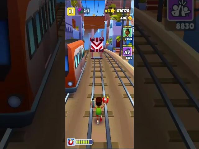 Marathon in subway surfers!