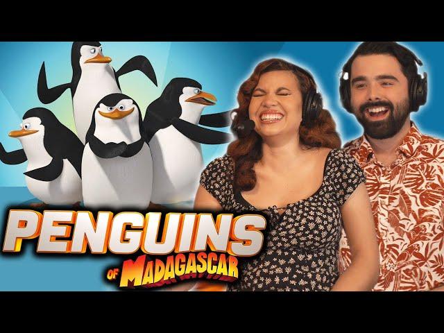 Reacting to PENGUINS OF MADAGASCAR (2014) MOVIE REACTION! CUTE AND CUDDLY SECRET AGENTS