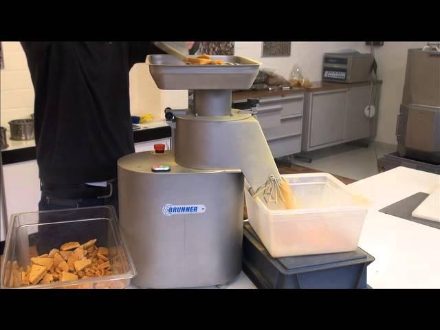 Brunner-Anliker PKR trade shredding machine for chocolate, nuts, bread and rework