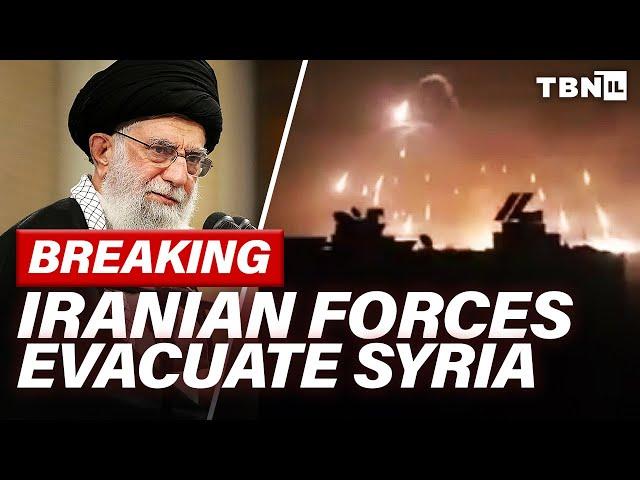 BREAKING: IDF Airstrikes BOMBARD Syria, Seizes Border; Iran EVACUATES Syrian Assets | TBN Israel