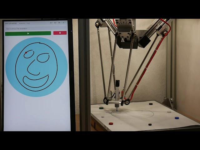 Continuous Path Interpolation with a low-cost robot