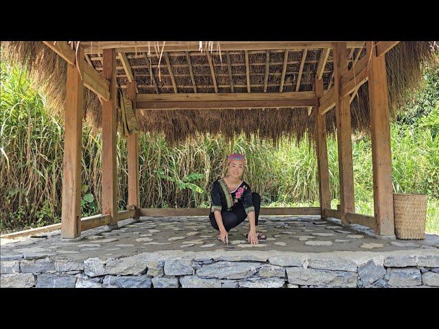 Build a wooden house for a warm winter, anh hmong