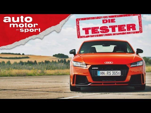 Audi TT RS:  Der rote Quattro-Teufel! - Die Tester | auto motor und sport