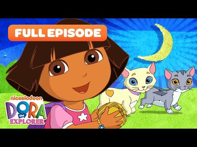 Dora Explores w/ Kittens!  EPISODE: Dora's Moonlight Adventure | Dora & Friends