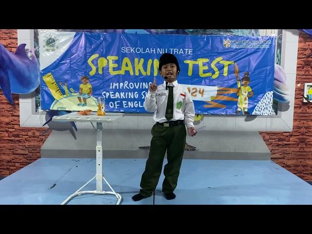 Muhammad Azril Alfariq #speaking #test est "Introducing Self"