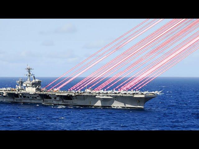 Finally! US  LASER  Aircraft Carrier Will Beat All Chinese and Iran Hypersonic Missiles In One Sec!