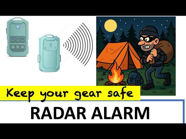The Coolest Way to Guard Your Stuff on the Road - Letwesaf Radar Alarm