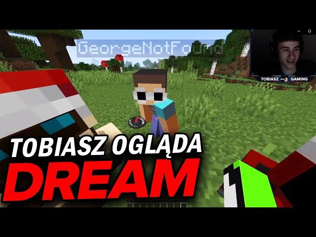 TOBIASZGAMING ogląda Dream Minecraft Speedrunner VS 4 Hunters FINALE REMATCH