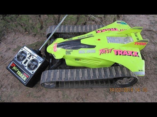 RC Car Vintage TYCO Fast Traxx 9.6V Turbo Track Race NCC 2608 | XCell Akku RC-Pack