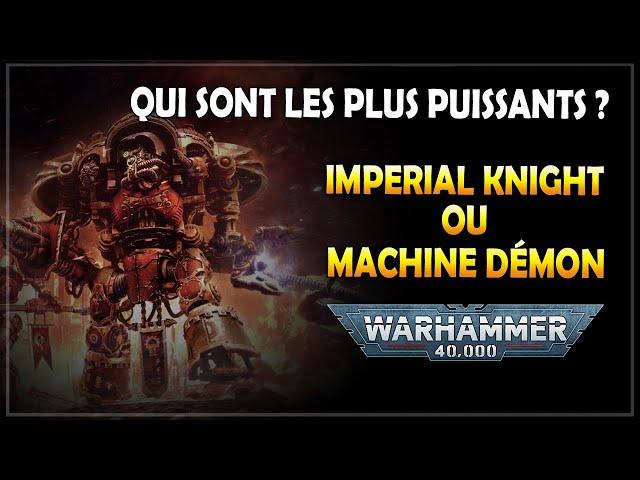 • LORE WARHAMMER 40K • Les Chevaliers de Taranis aux prises avec les MAchines Démoniaques • Génopère