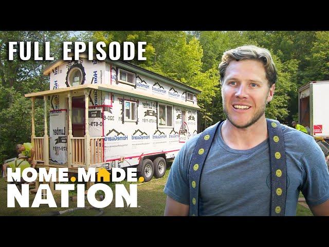 Family of 4 Squeezes into 207. Sq. Ft. Mobile Cottage (S1, E8) | Tiny House Nation | Full Episode