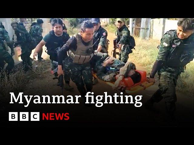 Frontline special report:  Myanmar rebels take on army in brutal civil war | BBC News