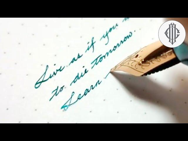 Beautiful Handwriting with Fountain Pen | Fountain Pen Calligraphy