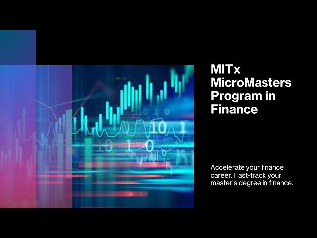 MITx MicroMasters Program in Finance