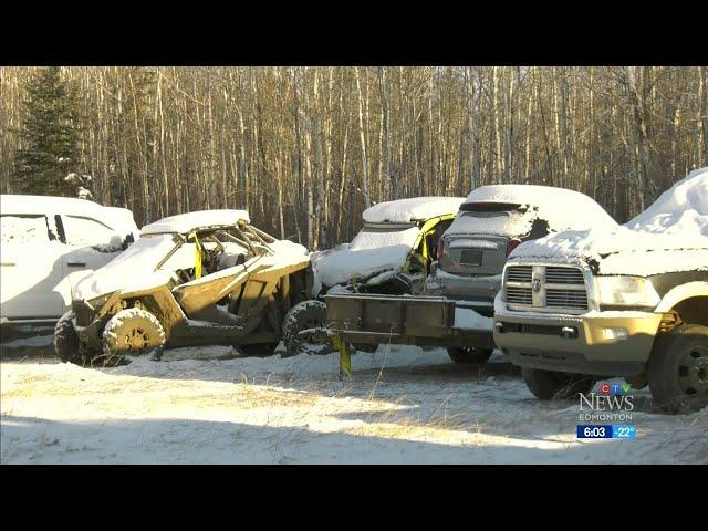 GPS tracker leads Alberta RCMP to chop shop worth millions in stolen vehicles, heavy equipment