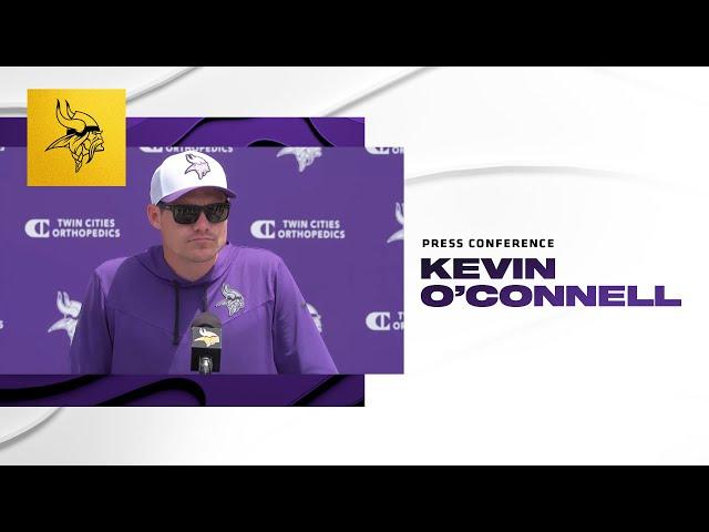 Kevin O'Connell on Justin Jefferson's Contract Extension, Working With Sam Darnold & J.J. McCarthy